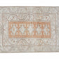 Vintage Handmade Rug, Turkish Oushak Rug, Neutral Area Rug, Office Rug, Bohemian Rug, Anatolia Eclectic Rug, Carpet Rug, Rug 5x7, 12534