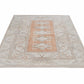 Vintage Handmade Rug, Turkish Oushak Rug, Neutral Area Rug, Office Rug, Bohemian Rug, Anatolia Eclectic Rug, Carpet Rug, Rug 5x7, 12534