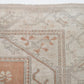 Vintage Handmade Rug, Turkish Oushak Rug, Neutral Area Rug, Office Rug, Bohemian Rug, Anatolia Eclectic Rug, Carpet Rug, Rug 5x7, 12534