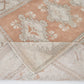 Vintage Handmade Rug, Turkish Oushak Rug, Neutral Area Rug, Office Rug, Bohemian Rug, Anatolia Eclectic Rug, Carpet Rug, Rug 5x7, 12534