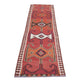 Turkish Kilim Runner Rug, Vintage Handmade Runner Rug, Oushak Eclectic Runner Rug, Anatolia Rug, Bohemian Rug, Runner Rug 3x11, 11322