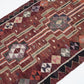 Handmade Antique Runner Rug, Vintage Oushak Runner Rug, Turkish Eclectic Runner Rug, Bohemian Rug, Kilim Runner Rug, Rug Runner 3x10, 11321