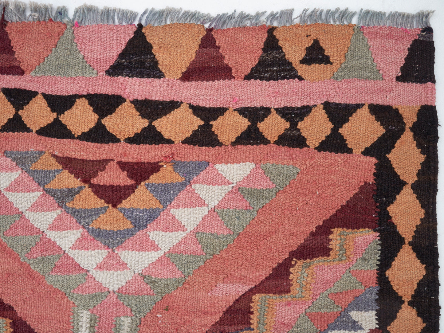 Turkish Runner, Vintage Runner, Oushak Runner, Kilim Runner Rug, Handmade Runner Rug, Anatolia Rug, Hallway Runner, Runner Rug 3x11, 11320