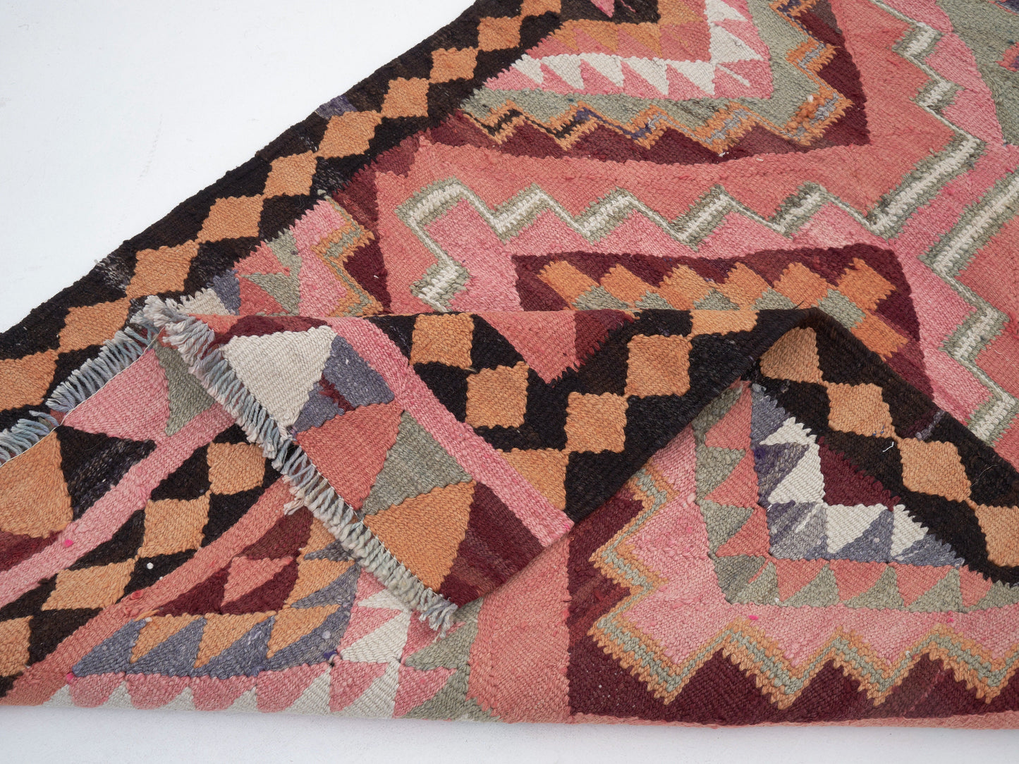 Turkish Runner, Vintage Runner, Oushak Runner, Kilim Runner Rug, Handmade Runner Rug, Anatolia Rug, Hallway Runner, Runner Rug 3x11, 11320
