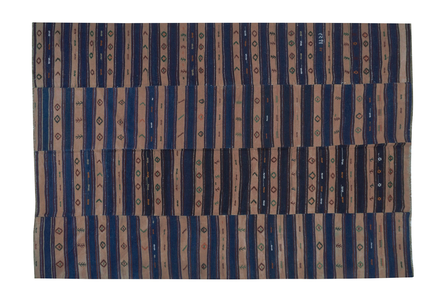 Handmade Kilim Rug, Turkish Antique Kilim Rug, Vintage Faded Kilim Rug, Area Flat Weave Kilim Rug, Anatolia Rug, Kilim Rug 10x13, 11163