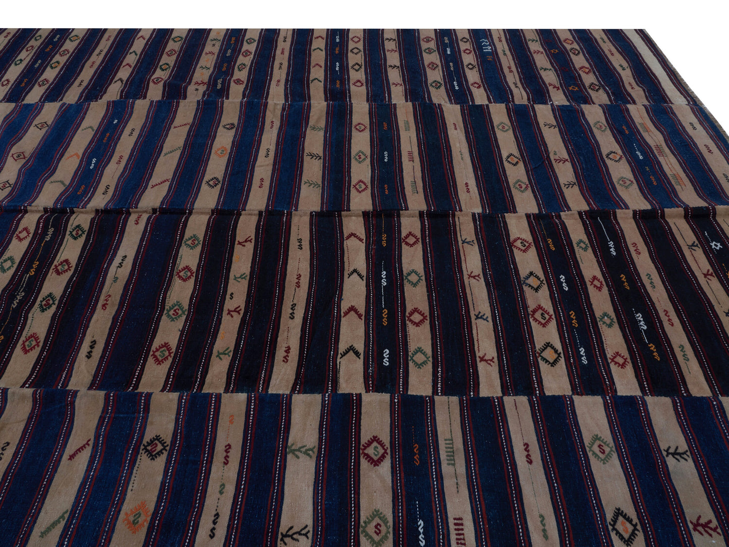 Handmade Kilim Rug, Turkish Antique Kilim Rug, Vintage Faded Kilim Rug, Area Flat Weave Kilim Rug, Anatolia Rug, Kilim Rug 10x13, 11163