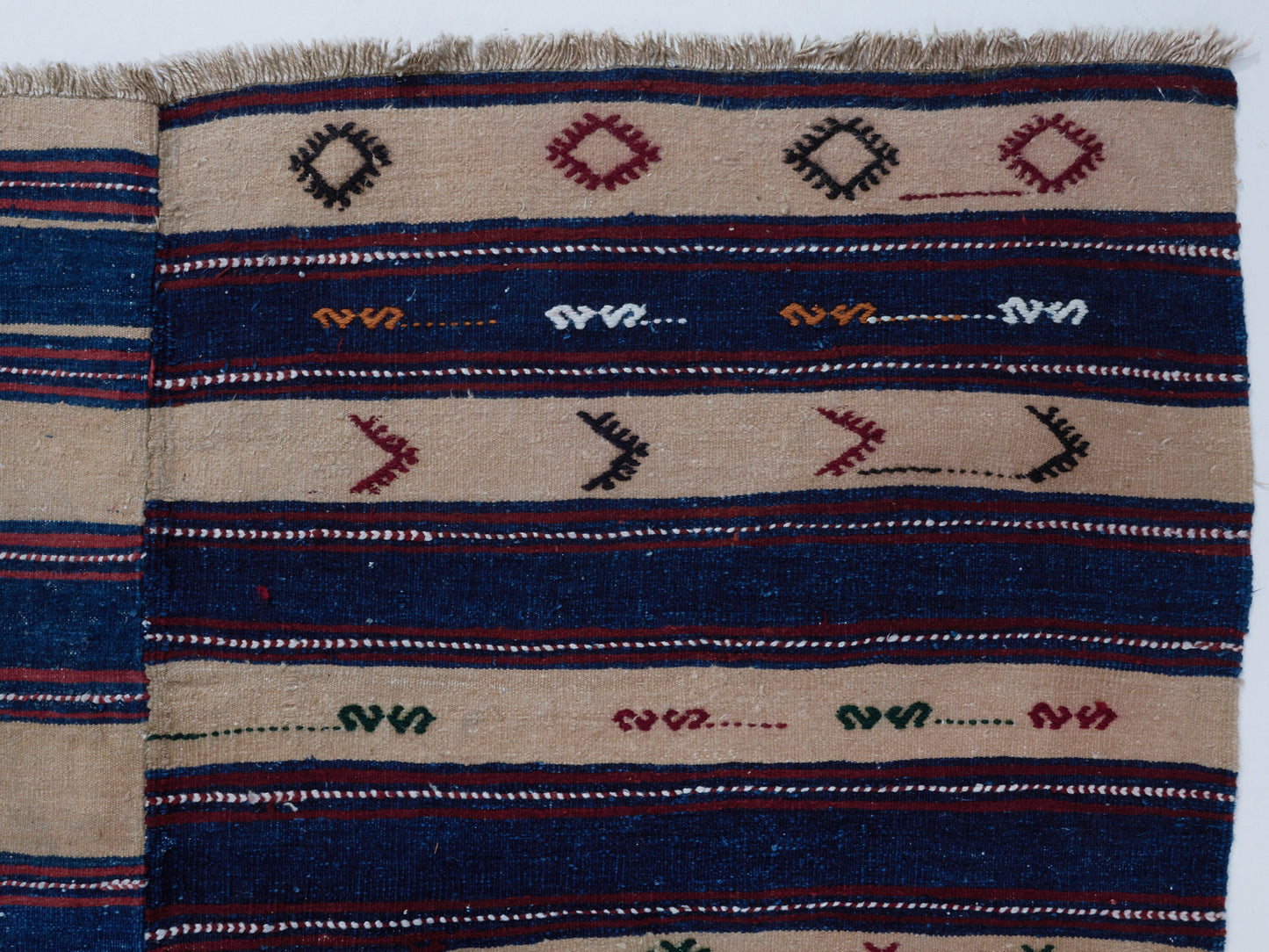Handmade Kilim Rug, Turkish Antique Kilim Rug, Vintage Faded Kilim Rug, Area Flat Weave Kilim Rug, Anatolia Rug, Kilim Rug 10x13, 11163