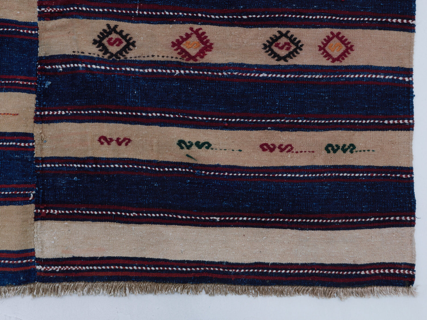 Handmade Kilim Rug, Turkish Antique Kilim Rug, Vintage Faded Kilim Rug, Area Flat Weave Kilim Rug, Anatolia Rug, Kilim Rug 10x13, 11163