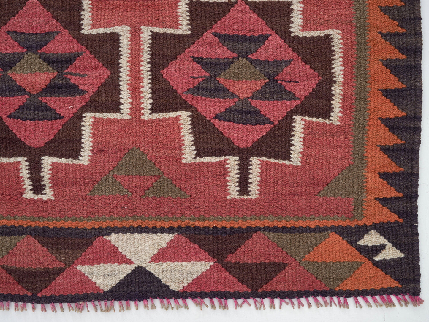 Turkish Kilim Runner Rug, Vintage Oushak Runner Rug, Handmade Eclectic Runner Rug, Anatolia Rug, Kilim Runner Rug, Runner Rug 3x10, 11303