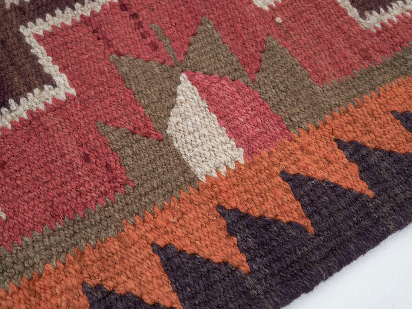 Turkish Kilim Runner Rug, Vintage Oushak Runner Rug, Handmade Eclectic Runner Rug, Anatolia Rug, Kilim Runner Rug, Runner Rug 3x10, 11303