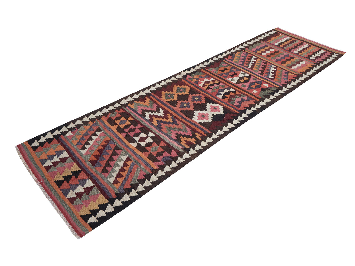 Oushak Runner, Turkish Runner, Vintage Runner, Hallway Runner, Kilim Runner Rug, Bohemian Rug, Anatolia Rug, Runner Rug 3x10, 11311