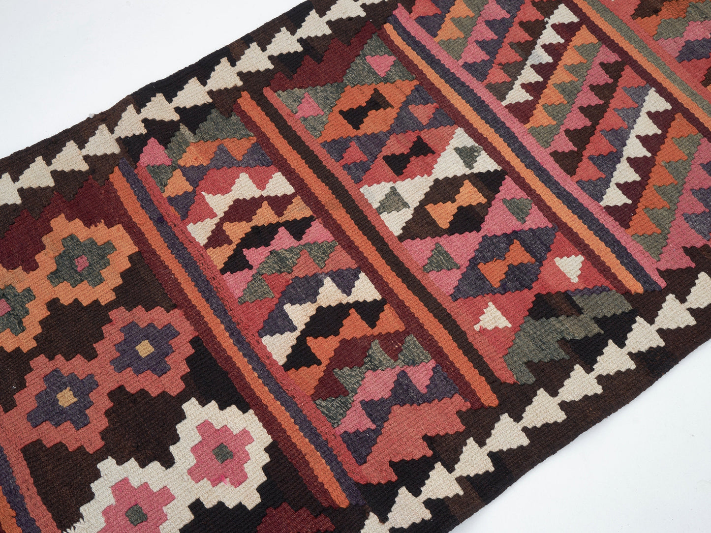 Oushak Runner, Turkish Runner, Vintage Runner, Hallway Runner, Kilim Runner Rug, Bohemian Rug, Anatolia Rug, Runner Rug 3x10, 11311