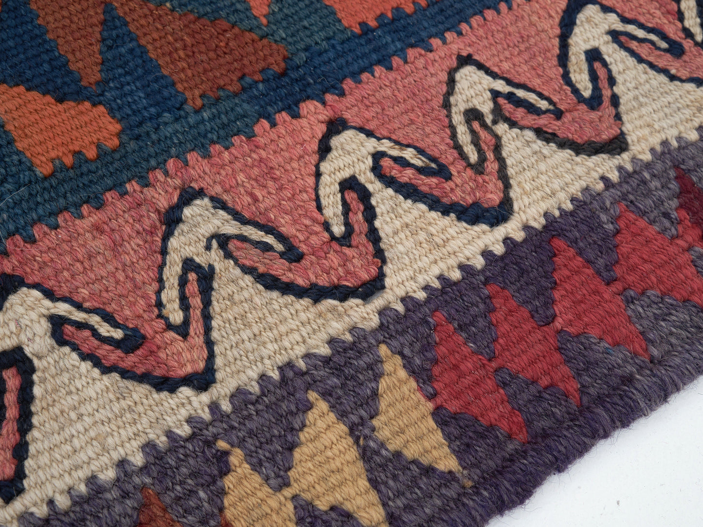Turkish Handmade Runner Rug, Vintage Antique Runner Rug, Oushak Eclectic Runner Rug, Rug Runner 3X10, Anatolia Rug, Kilim Runner, 11312