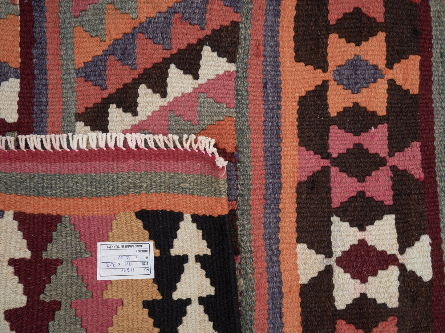 Oushak Runner, Turkish Runner, Vintage Runner, Hallway Runner, Kilim Runner Rug, Bohemian Rug, Anatolia Rug, Runner Rug 3x10, 11311