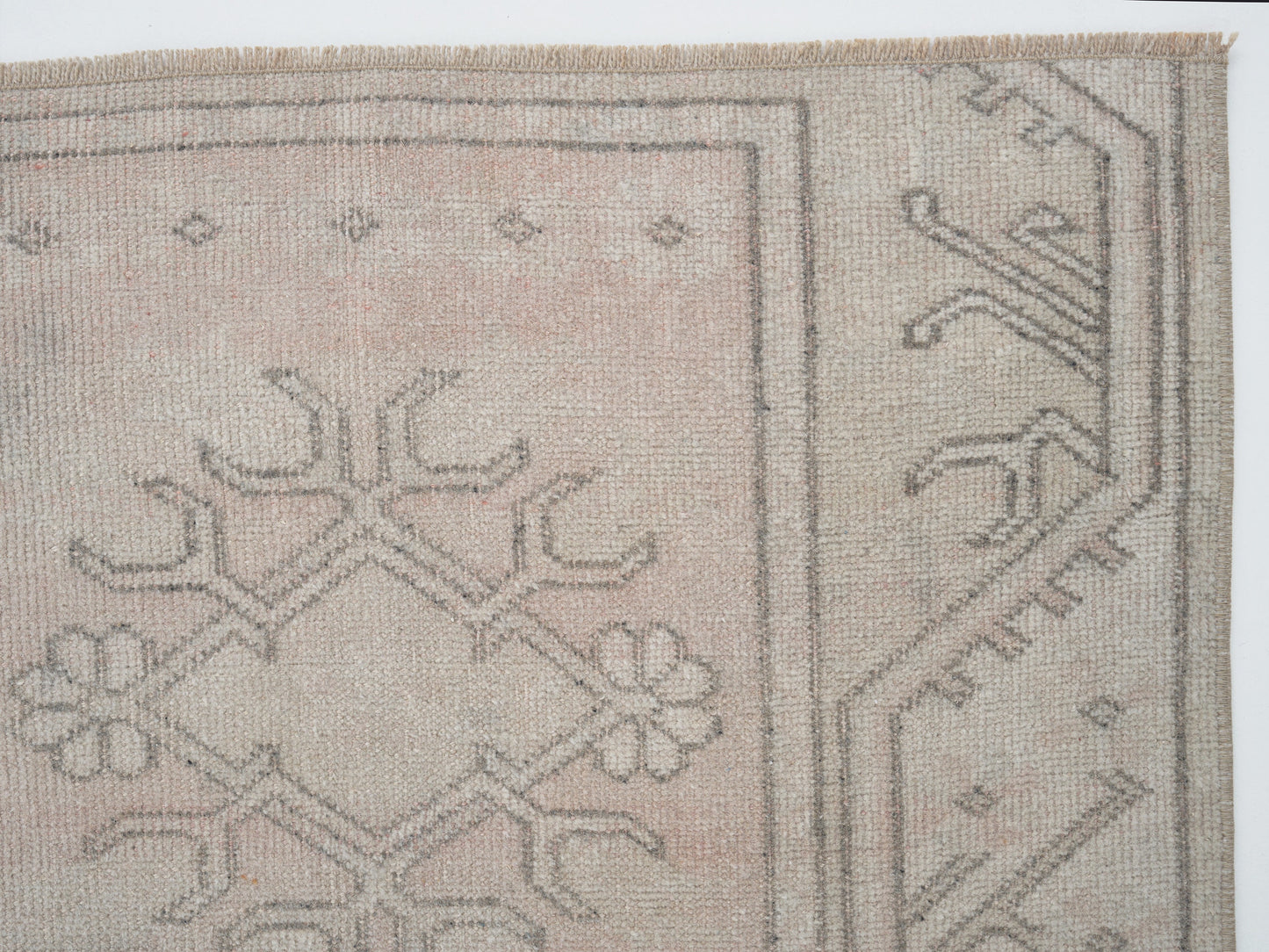 Runner Rug 3x8, Vintage Oushak Antique Runner Rug, Turkish Handmade Runner Rug, Long Narrow Runner Rug, Hallway Runner, Carpet Runner, 12349