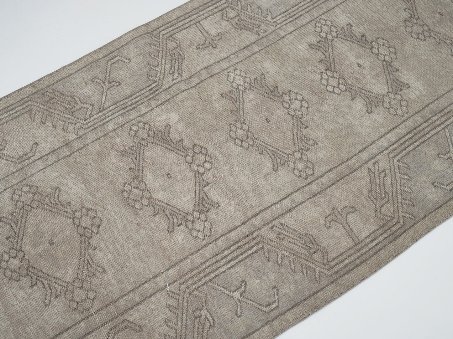 Turkish Handmade Runner Rug, Vintage Oushak Runner Rug, Carpet Runner, Long Runner, Hallway Runner, Rug Runner, Runner Rug 3x9, 12376