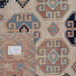 Handmade Area Rug, Turkish Vintage Rug, Oushak Eclectic Rug, Anatolia Rug, Turkey Rug, Vintage Carpet, Living Room Rug, Rug 4x5, 12424