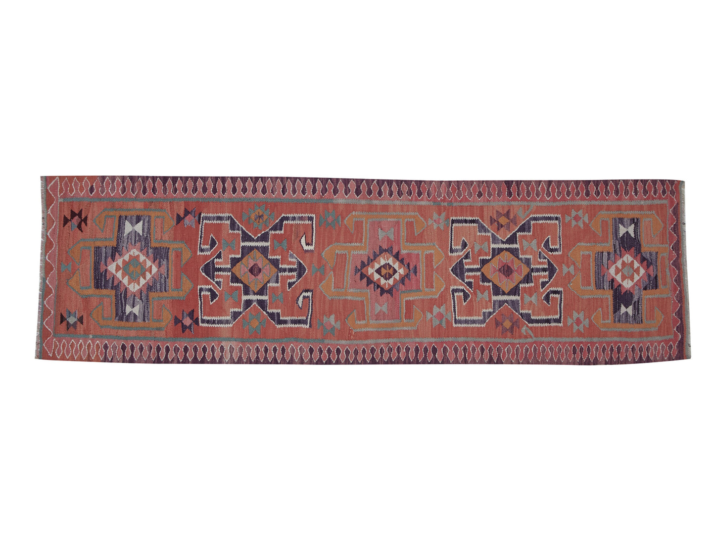 Rug Runner 3x11, Turkish Runner, Vintage Runner, Oushak Runner, Kilim Runner Rug, Hallway Runner, Handmade Runner Rug, Bohemian Rug, 11415