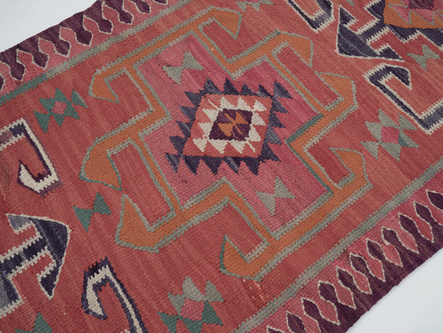 Rug Runner 3x11, Turkish Runner, Vintage Runner, Oushak Runner, Kilim Runner Rug, Hallway Runner, Handmade Runner Rug, Bohemian Rug, 11415