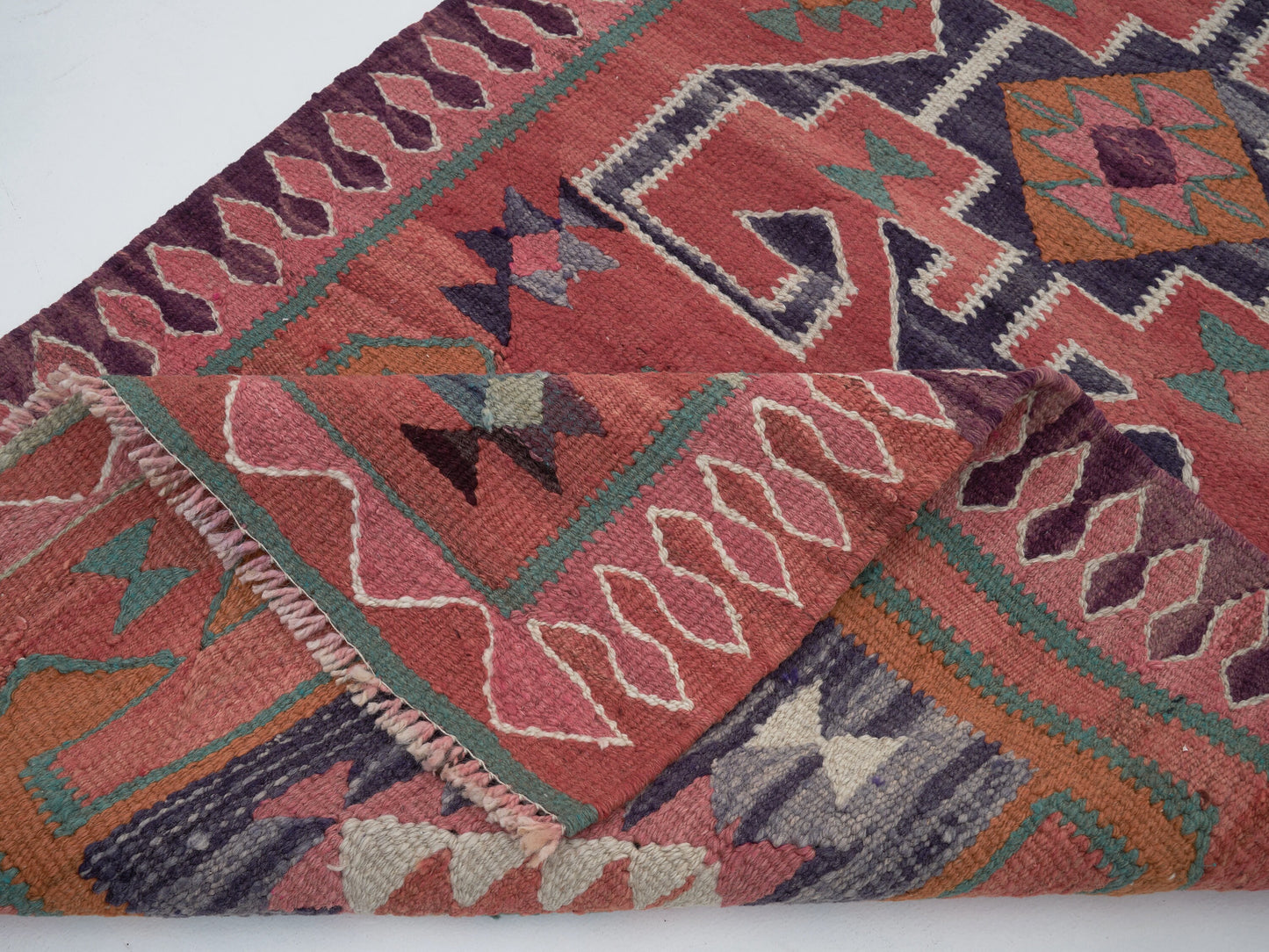 Rug Runner 3x11, Turkish Runner, Vintage Runner, Oushak Runner, Kilim Runner Rug, Hallway Runner, Handmade Runner Rug, Bohemian Rug, 11415