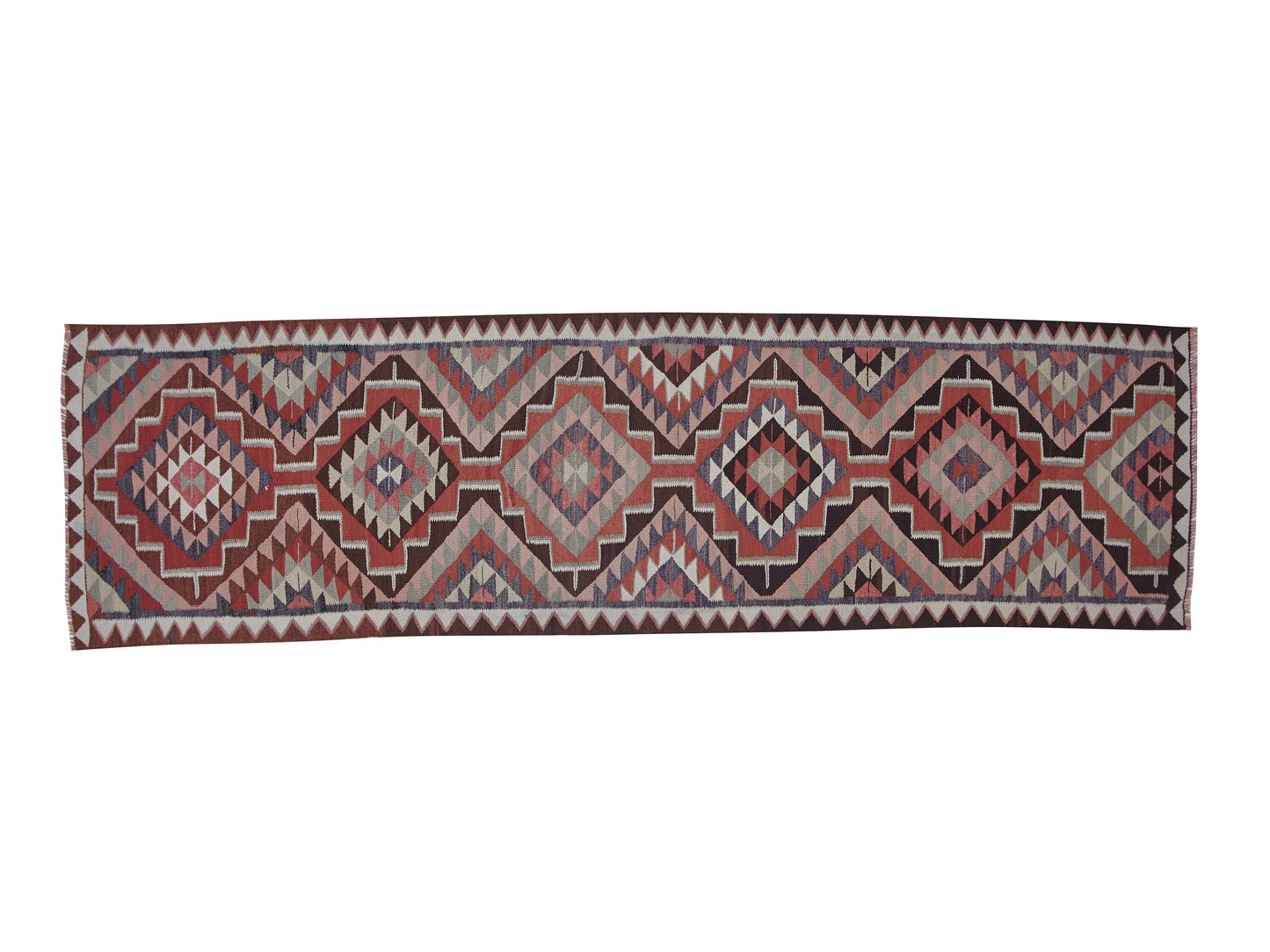 Vintage Runner, Oushak Runner, Turkish Runner, Handmade Runner Rug, Kilim Runner Rug, Hallway Runner, Runner Rug 3x11, Long Runner, 11423