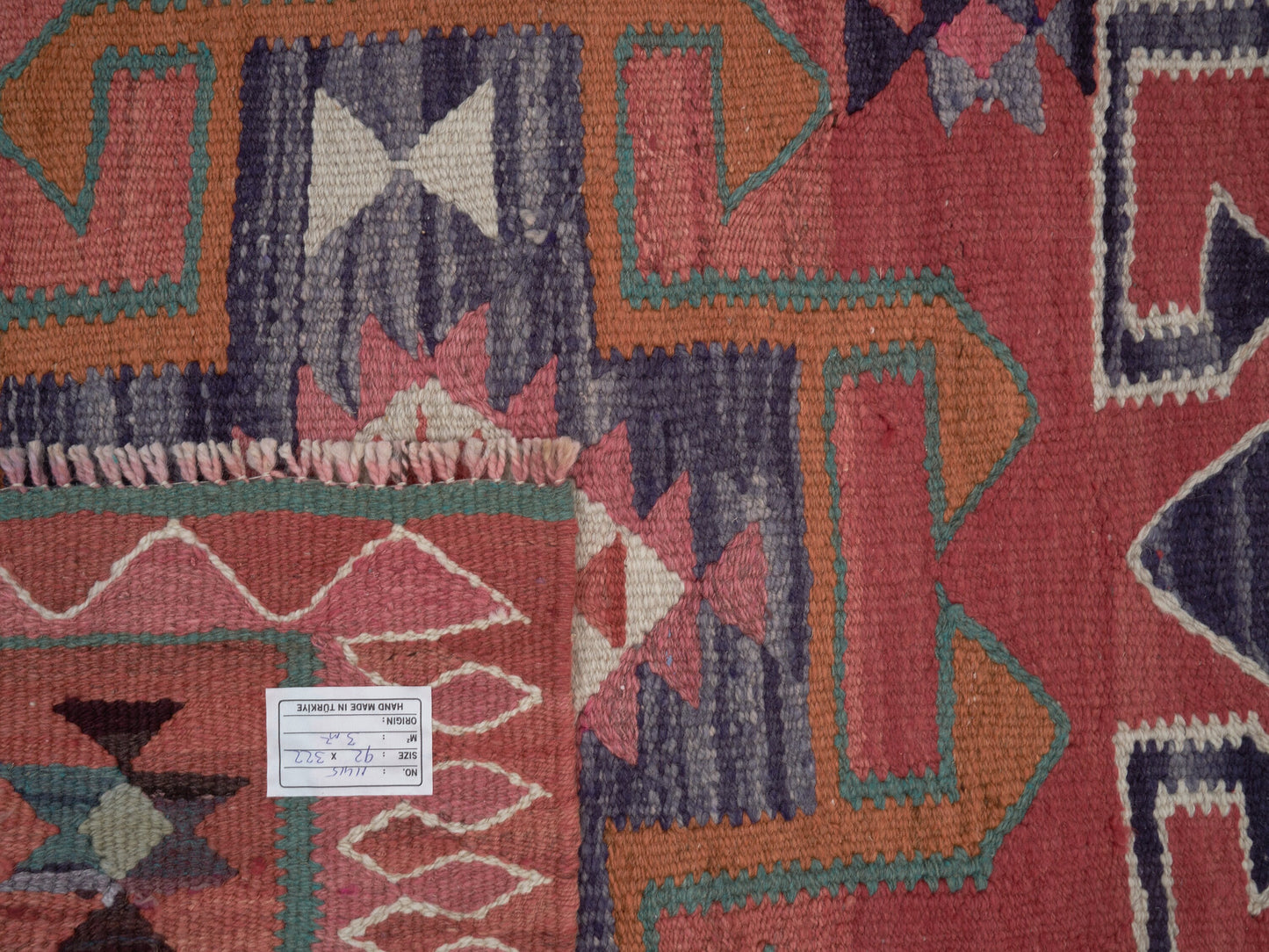 Rug Runner 3x11, Turkish Runner, Vintage Runner, Oushak Runner, Kilim Runner Rug, Hallway Runner, Handmade Runner Rug, Bohemian Rug, 11415