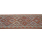 Runner Rug 3x11, Turkish Handmade Runner Rug, Vintage Oushak Runner Rug, Long Narrow Runner Rug, Kilim Runner Rug, Kitchen Runner, 11424
