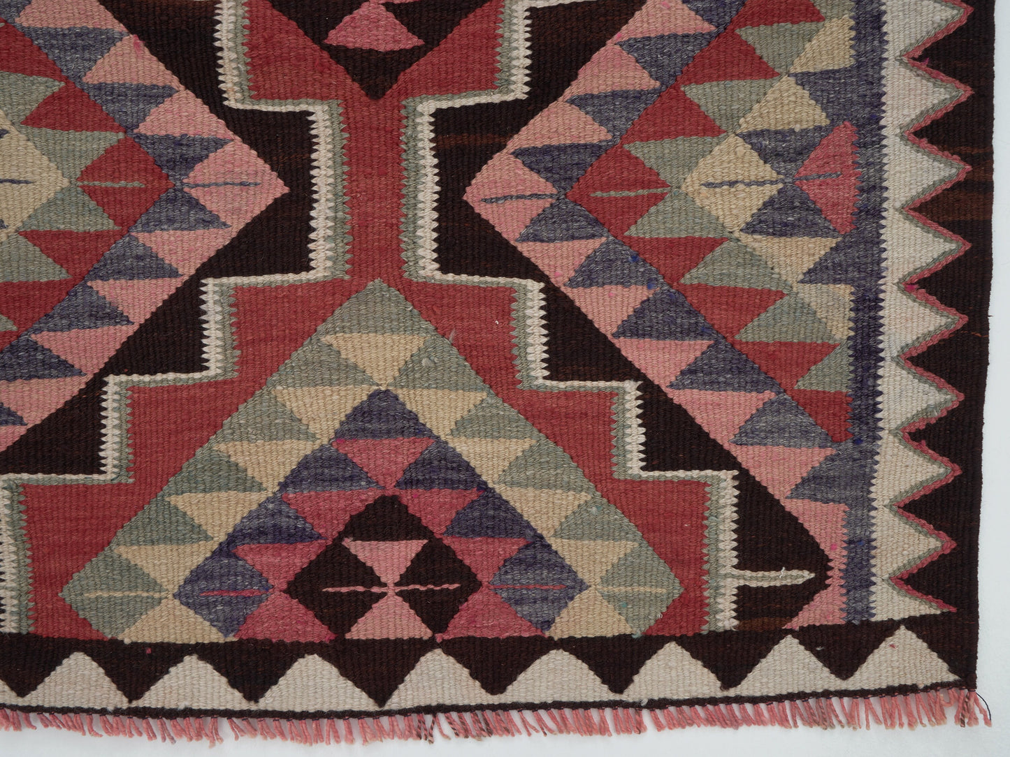 Vintage Runner, Oushak Runner, Turkish Runner, Handmade Runner Rug, Kilim Runner Rug, Hallway Runner, Runner Rug 3x11, Long Runner, 11423