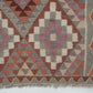 Runner Rug 3x11, Turkish Handmade Runner Rug, Vintage Oushak Runner Rug, Long Narrow Runner Rug, Kilim Runner Rug, Kitchen Runner, 11424