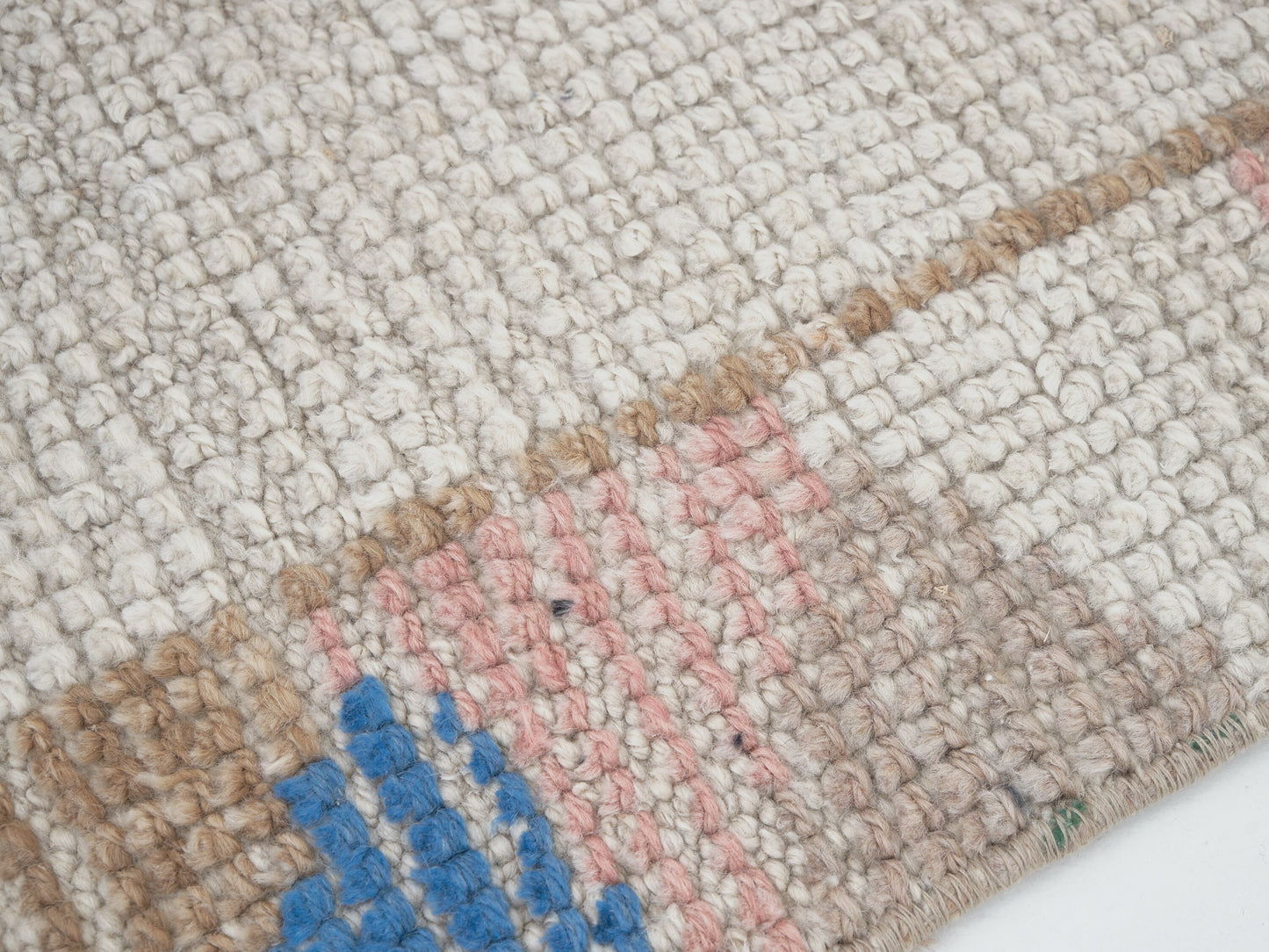 Turkish Vintage Runner Rug, Oushak Handmade Runner Rug, Neutral Muted Rug, Kitchen Runner, Rug Runner, Kilim Runner, Runner Rug 4x10, 12513