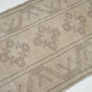 Vintage Antique Runner Rug, Turkish Oushak Runner Rug, Handmade Faded Runner Rug, Scandinavian Rug, Hallway Runner, Runner Rug 3x9, 12521