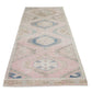 Carpet Runner, Oushak Handmade Runner Rug, Turkish Eclectic Runner Rug, Vintage Runner, Rug Runner 4x11, Bohemian Rug, Long Runner, 12499