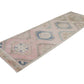 Carpet Runner, Oushak Handmade Runner Rug, Turkish Eclectic Runner Rug, Vintage Runner, Rug Runner 4x11, Bohemian Rug, Long Runner, 12499