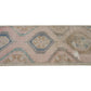 Carpet Runner, Oushak Handmade Runner Rug, Turkish Eclectic Runner Rug, Vintage Runner, Rug Runner 4x11, Bohemian Rug, Long Runner, 12499