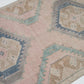 Carpet Runner, Oushak Handmade Runner Rug, Turkish Eclectic Runner Rug, Vintage Runner, Rug Runner 4x11, Bohemian Rug, Long Runner, 12499