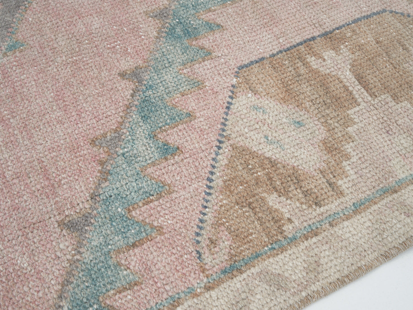 Carpet Runner, Oushak Handmade Runner Rug, Turkish Eclectic Runner Rug, Vintage Runner, Rug Runner 4x11, Bohemian Rug, Long Runner, 12499