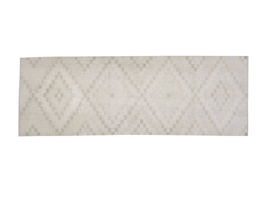 Carpet Runner, Turkish Vintage Runner Rug, Handmade Runner Rug, Kitchen Runner, Oushak Runner, Scandinavian Rug, Rug Runner 3x9, 12383