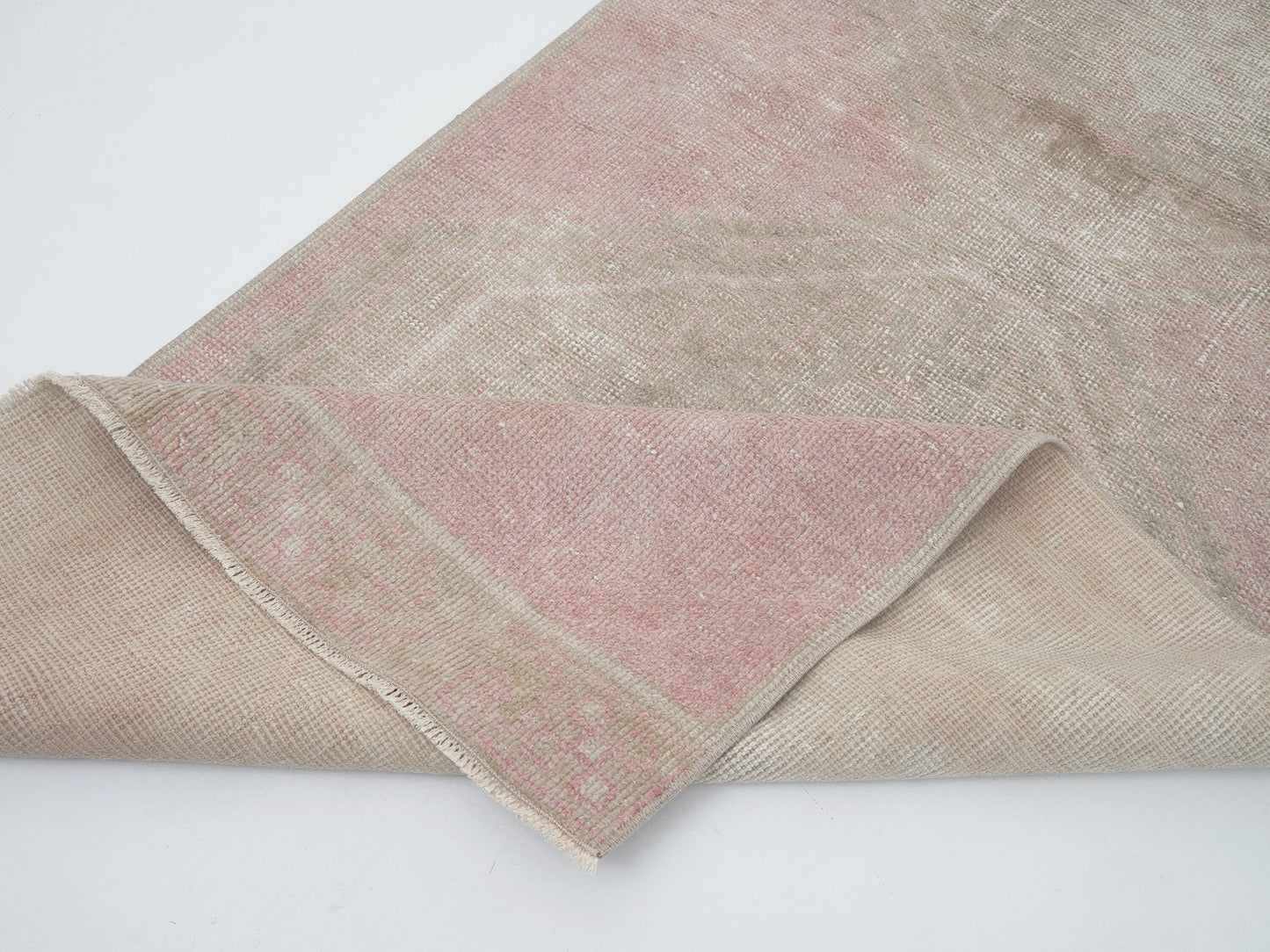 Runner Rug 3x14, Oushak Handmade Runner Rug, Turkish Vintage Runner Rug, Long Narrow Runner Rug, Carpet Runner, Entryway Rug, 12394
