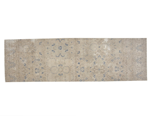Carpet Runner, Turkish Runner, Vintage Runner, Handmade Runner Rug, Hallway Runner, Oushak Runner, Scandinavian Rug, Rug Runner 3x10, 12363