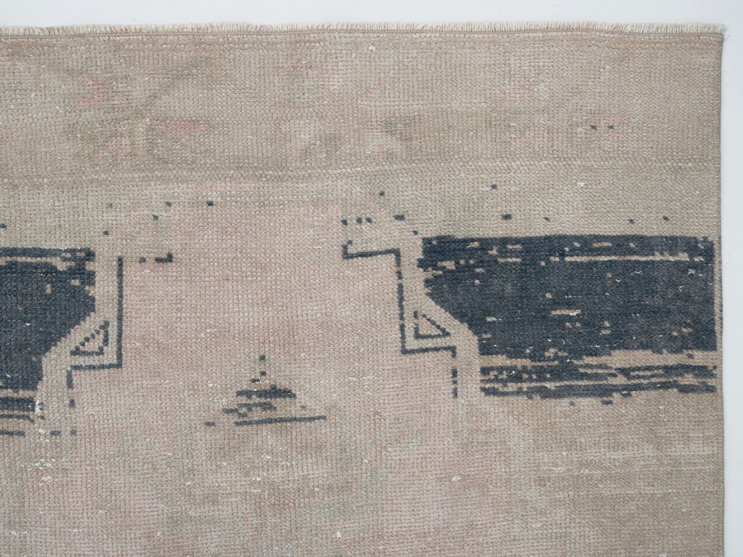 Oushak Runner, Turkish Runner, Vintage Handmade Runner Rug, Floor Runner Rug, Long Narrow Runner Rug, Kitchen Runner, Rug Runner 3x12, 12362