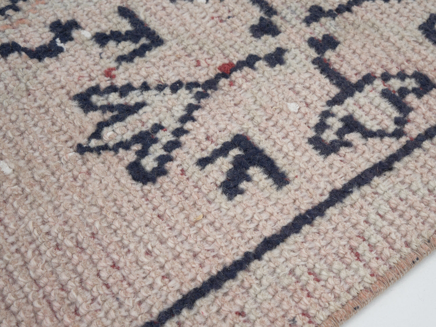 Handmade Eclectic Runner Rug, Vintage Oushak Runner Rug, Turkish Antique Runner Rug, Kitchen Runner, Bohemian Rug, Runner Rug 3x11, 12358