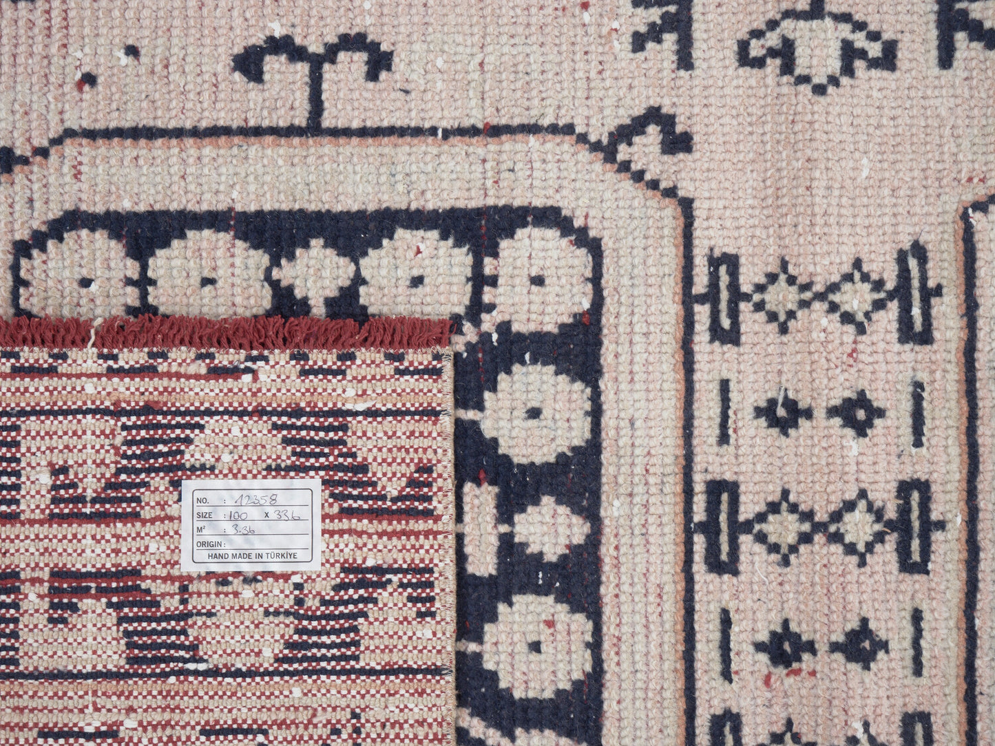 Handmade Eclectic Runner Rug, Vintage Oushak Runner Rug, Turkish Antique Runner Rug, Kitchen Runner, Bohemian Rug, Runner Rug 3x11, 12358