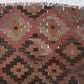 Oushak Runner, Kilim Runner Rug, Turkish Runner, Handmade Runner Rug, Vintage Runner, Long Runner, Hallway Runner, Runner Rug 3x13, 11435