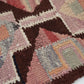 Handmade Runner Rug, Turkish Oushak Eclectic Runner Rug, Vintage Runner, Hallway Runner, Bohemian Rug, Kilim Runner, Rug Runner 3x10, 11430