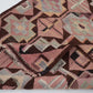 Handmade Runner Rug, Turkish Oushak Eclectic Runner Rug, Vintage Runner, Hallway Runner, Bohemian Rug, Kilim Runner, Rug Runner 3x10, 11430