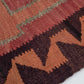 Kilim Runner Rug, Oushak Vintage Runner Rug, Turkish Eclectic Runner Rug, Long Runner, Bohemian Rug, Hallway Runner, Runner Rug 3x12, 11428