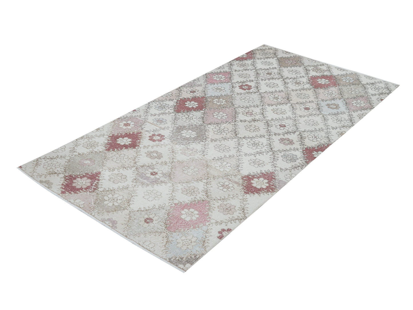 Rug 4x7, Vintage Rug, Oushak Rug, Handmade Rug, Turkish Rug, Area Rug, Neutral Rug, Contemporary Decor, Turkey Rug, Carpet Rug, 12429