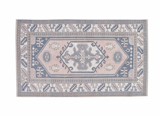 Turkish Vintage Oushak Rug, Handmade Area Unique Rug, Neutral Floor Rug, Bohemian Rug, Bedroom Rug, Anatolia Rug, Turkey Rug, Rug 4x7, 12300