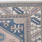 Turkish Vintage Oushak Rug, Handmade Area Unique Rug, Neutral Floor Rug, Bohemian Rug, Bedroom Rug, Anatolia Rug, Turkey Rug, Rug 4x7, 12300
