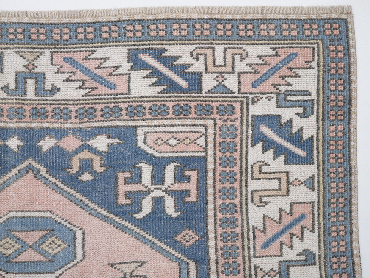 Turkish Vintage Oushak Rug, Handmade Area Unique Rug, Neutral Floor Rug, Bohemian Rug, Bedroom Rug, Anatolia Rug, Turkey Rug, Rug 4x7, 12300